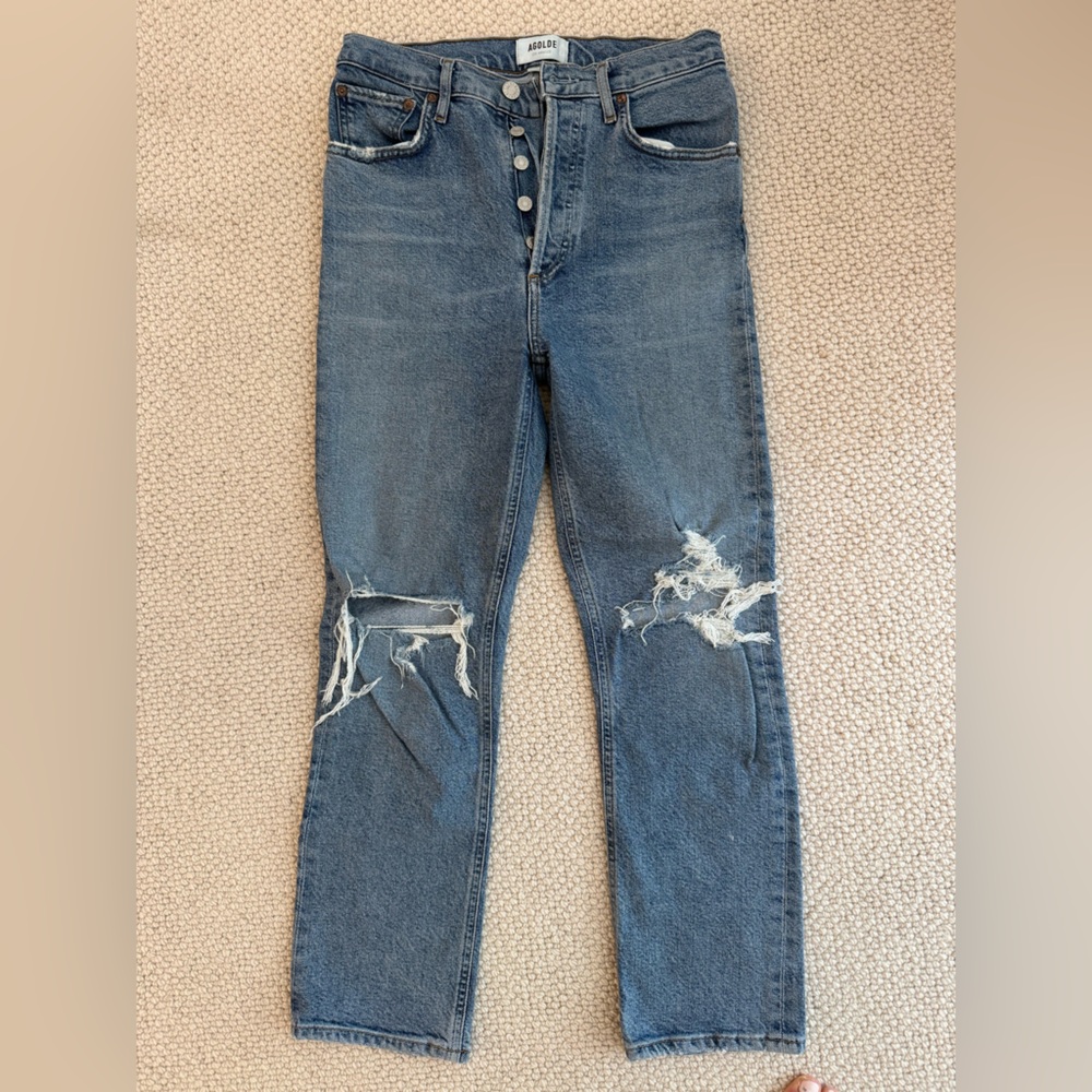 Agolde Riley Jean light wash